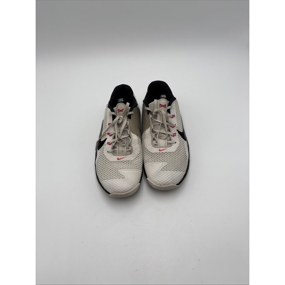 Nike Metcon Women's Size 8.5 Hyperlift White Mesh Tiger Stripe Side Lock Laces